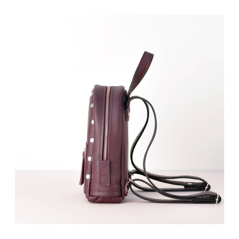 Рюкзак из кожи JIZUZ Baby Sport Burgundy