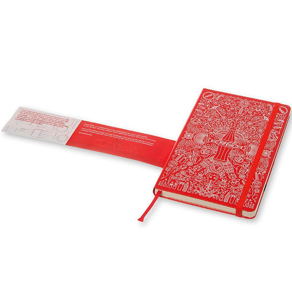 Средний блокнот Moleskine Coca-Cola Линия Красный