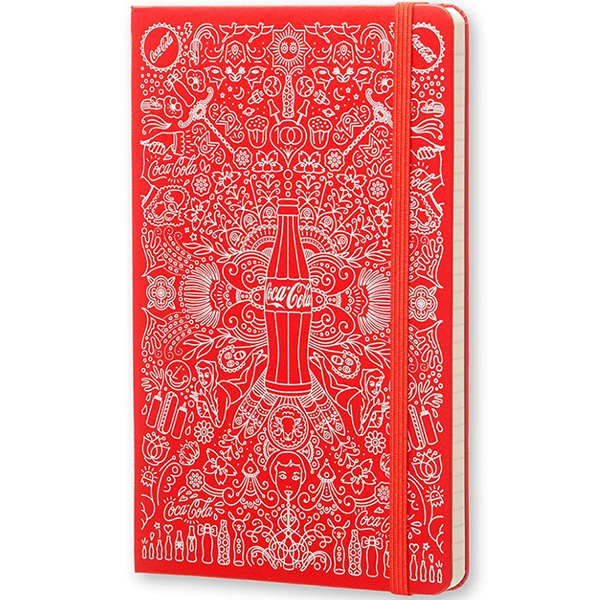 Средний блокнот Moleskine Coca-Cola Линия Красный