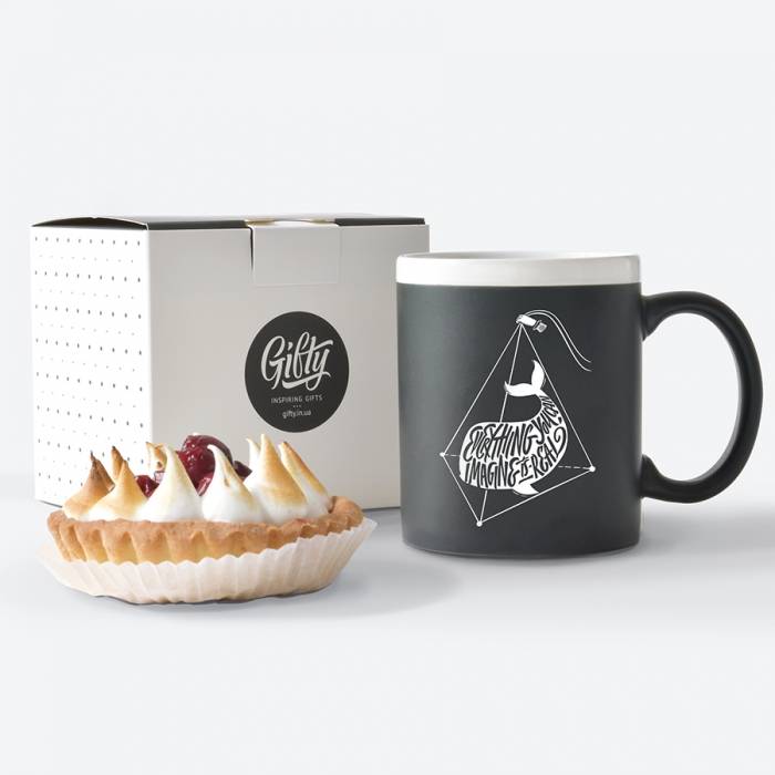 Gifty Чашка с мелом Everythink You Can Imagine Is Real White 320 мл (444-370)