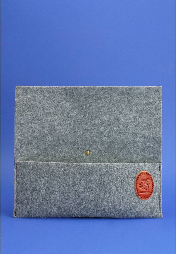 Тревел-кейс Blanknote 1.0 Фетр + Кожа Коньяк