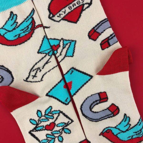 Носки высокие MySox Love Tattoos