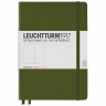 Блокнот Leuchtturm1917 Средний Зеленый Чистые листы (348104)