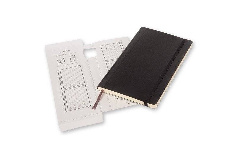 Средний блокнот Moleskine PRO Черный Мягкий Линия
