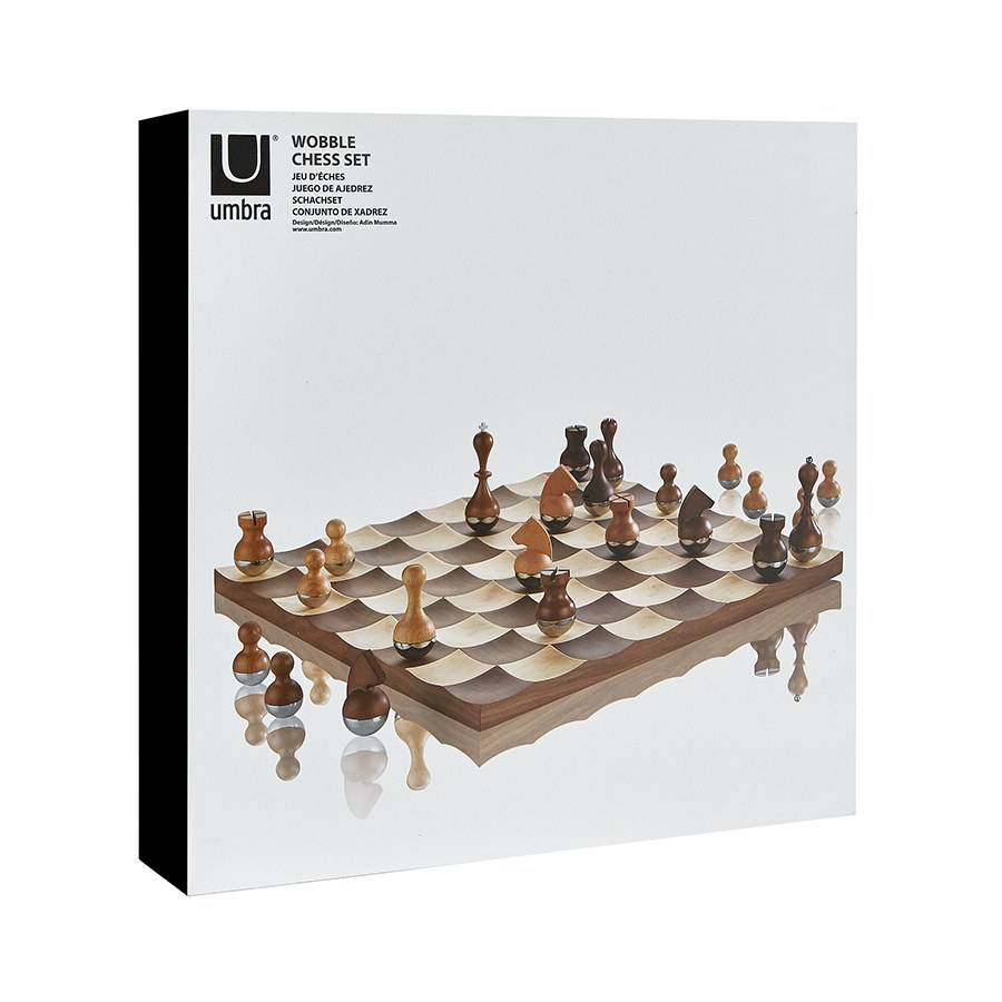 Шахматы Wobble Umbra Walnut