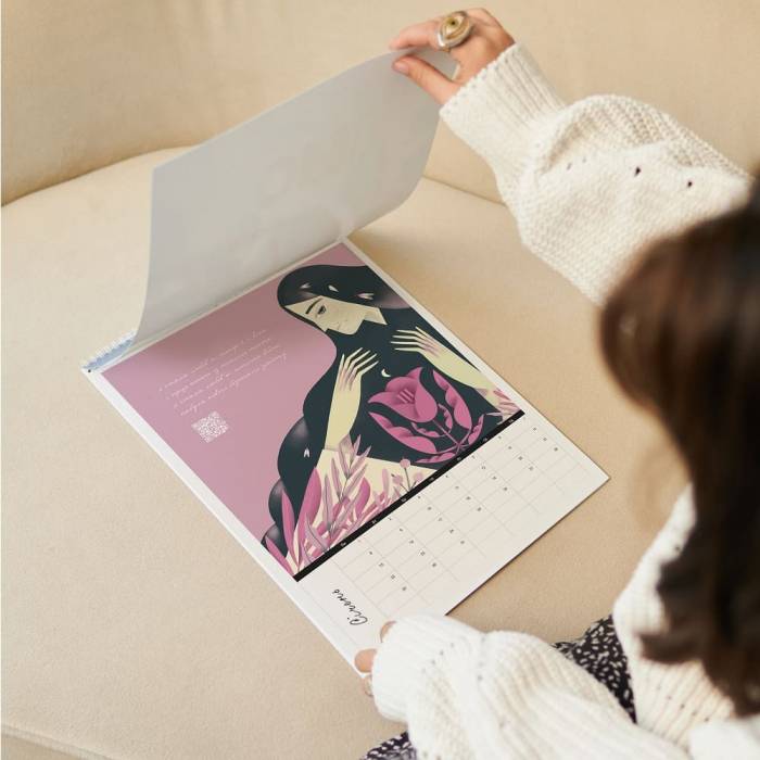 Настінний календар Gifty 2024 Поетична Розмова А3