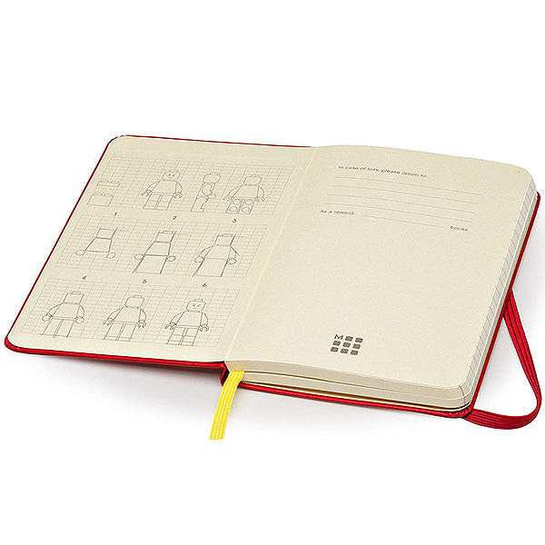 Карманный блокнот Moleskine Lego-14 линия красный