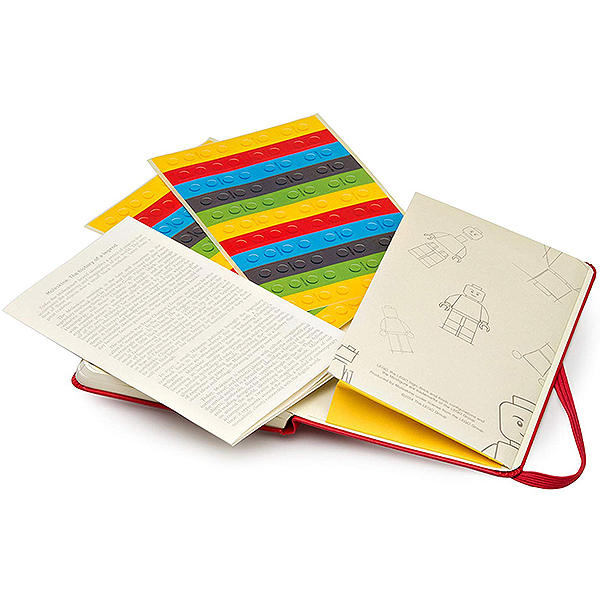 Карманный блокнот Moleskine Lego-14 линия красный