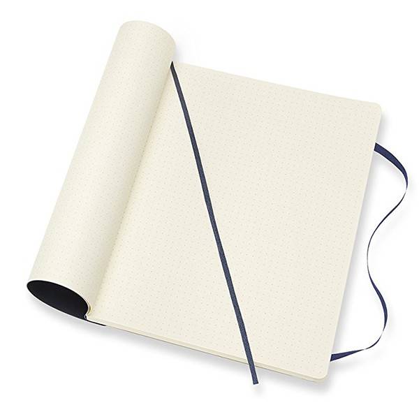 Большой блокнот Moleskine Classic Мягкая обложка Синий Точка