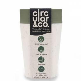 Эко-чашка Circular Cup Label Green 230 мл