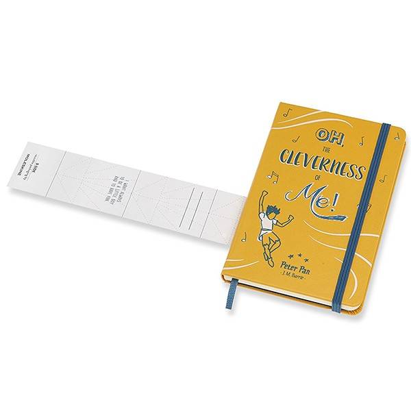 Карманный блокнот Moleskine Peter Pan Твердая обложка Желтый Линия