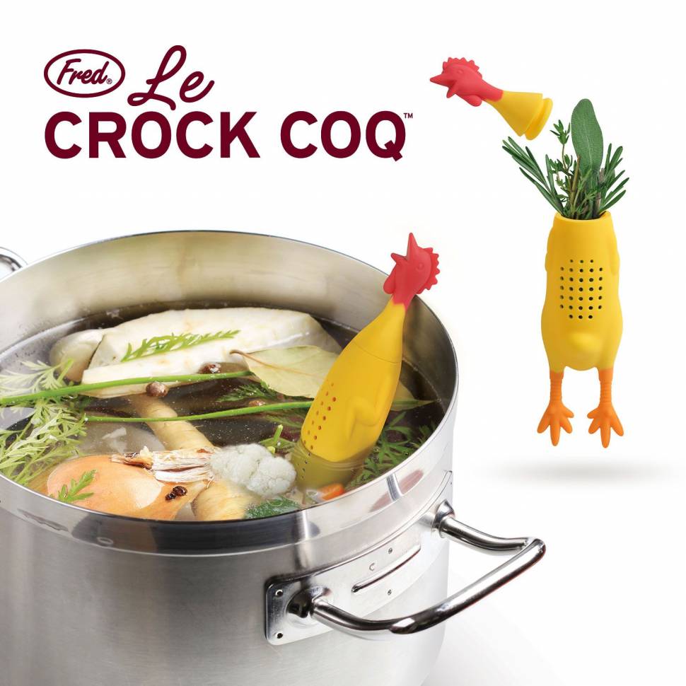 Емкость для заваривания специй погружная Le Crock Coq Chicken Fred and Friends