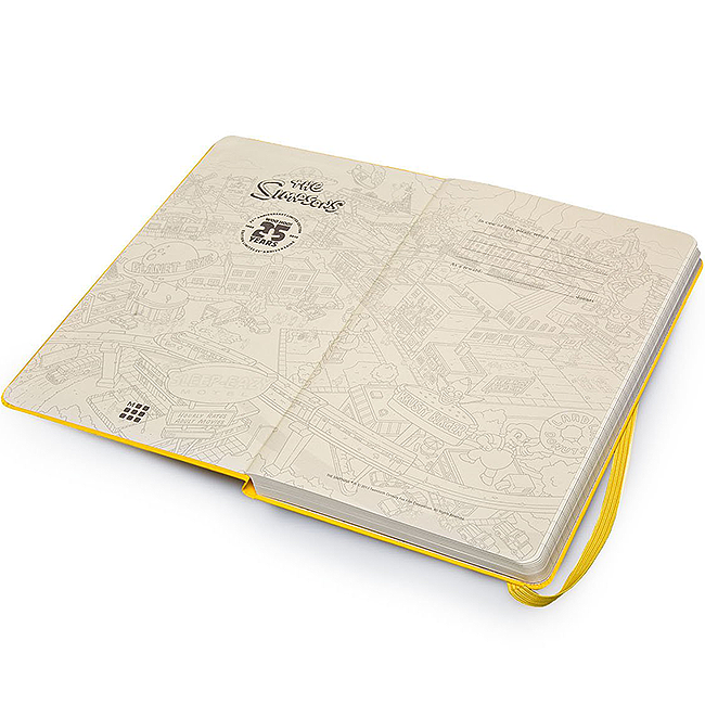 Середній блокнот Moleskine The Simpsons Лінія Жовтий