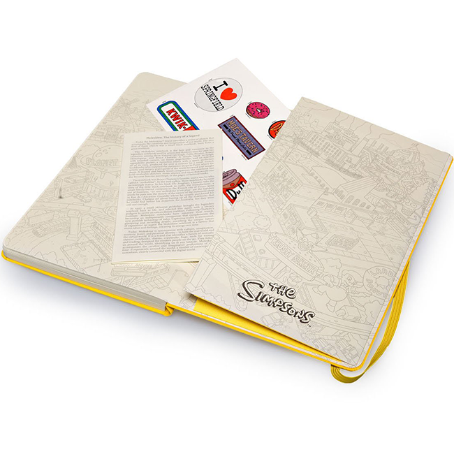 Середній блокнот Moleskine The Simpsons Лінія Жовтий