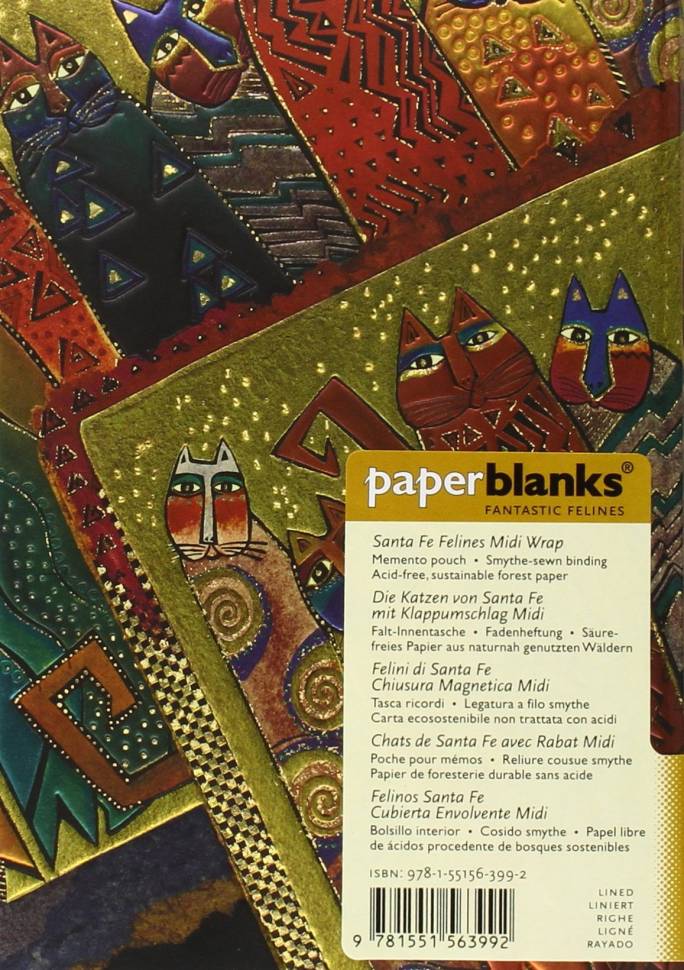Средний блокнот Paperblanks Фантастические Коты Санта-фе