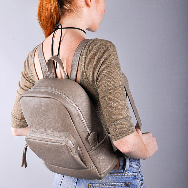 Рюкзак из кожи JIZUZ Copper Beige