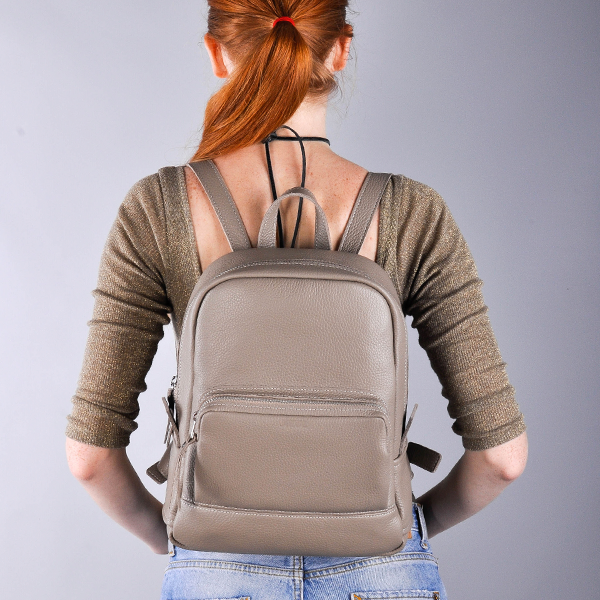 Рюкзак из кожи JIZUZ Copper Beige