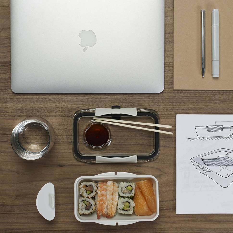 Ланч бокс Black + Blum прямоугольный Bento Box Черный