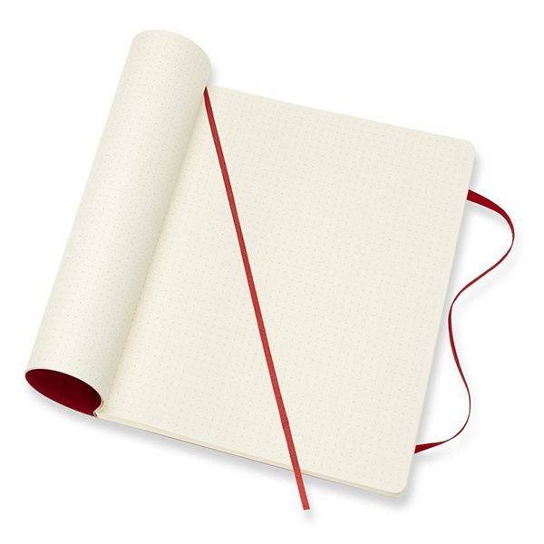 Великий блокнот Moleskine Classic М&#39;яка обкладинка Червоний Точка