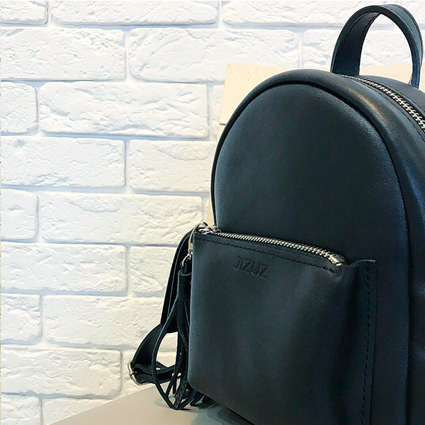 Рюкзак зі шкіри Jizuz Baby Sport на карабіни