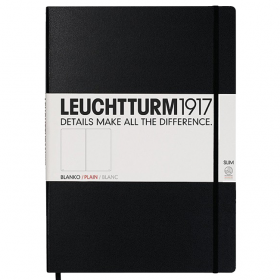Блокнот Leuchtturm1917 MasterSlim Чорний Чисті аркуші (330754)