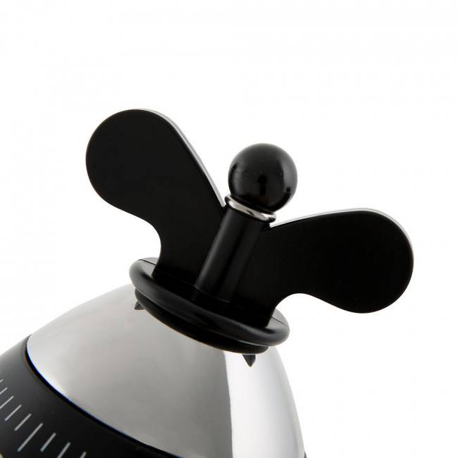 Кухонний таймер механічний Alessi Чорний