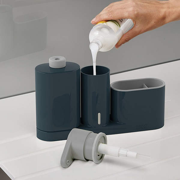 Органайзер для Мойки Joseph Joseph SinkBase Plus 3 секции Черный