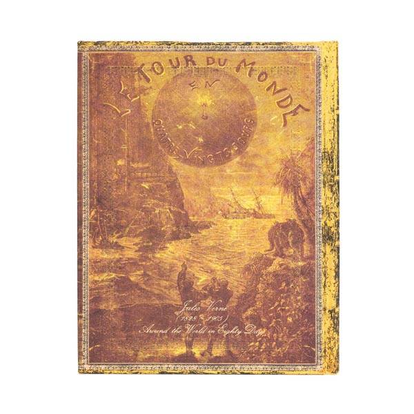 Большой Блокнот Paperblanks Жуль Верн Вокруг света за восемьдесят дней Линия