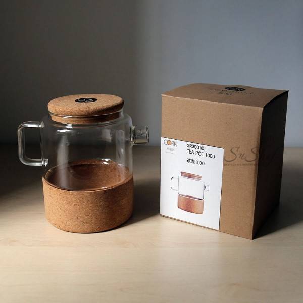 Чайник заварочный Showroom Korok с подставкой (1л)