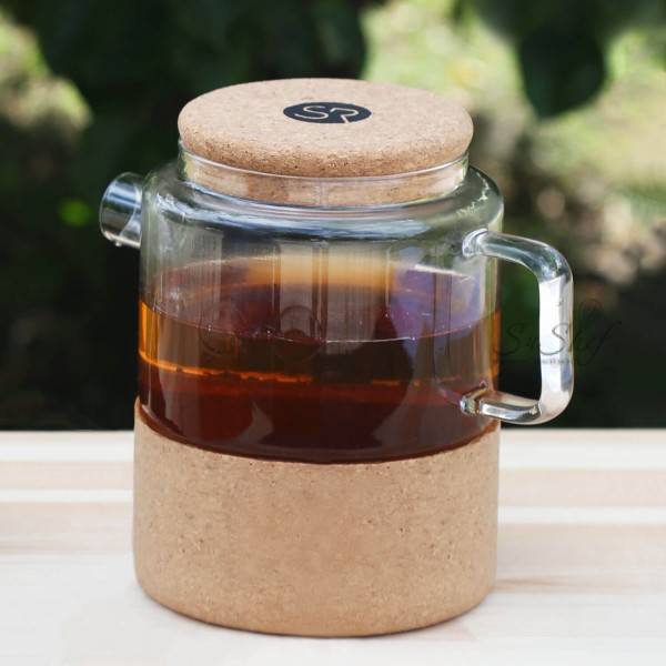 Чайник заварочный Showroom Korok с подставкой (1л)