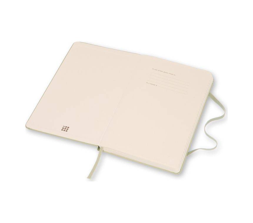 Середній блокнот Moleskine Classic Тверда обкладинка М'ятний Чисті аркуші