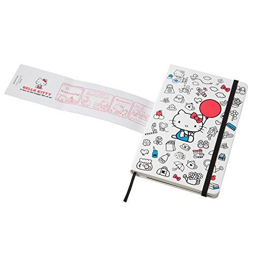 Середній блокнот Moleskine Hello Kitty Лінія Білий