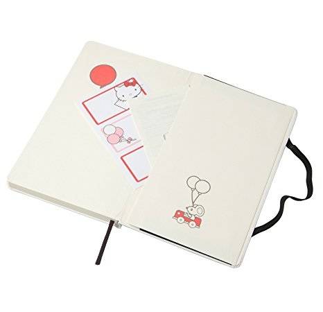 Середній блокнот Moleskine Hello Kitty Лінія Білий