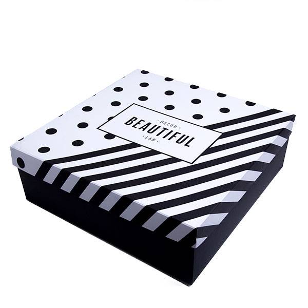 Плед Decorlab Квадратики Коричневые из шерсти