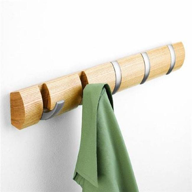 Настенная вешалка UMBRA 5 Flip Natural