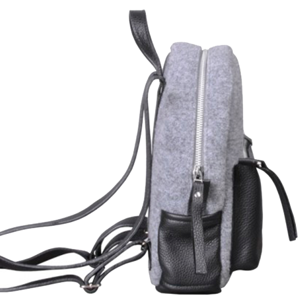 Рюкзак из кожи и войлока Jizuz Felt