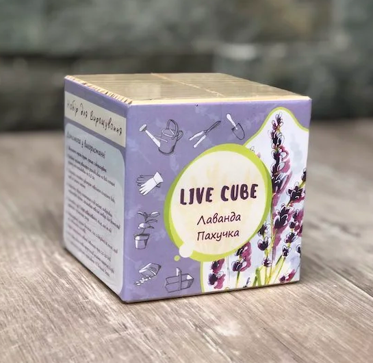 Набор для выращивания Live Cube Лаванда