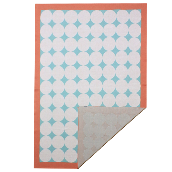 Детский плед Cover Me коралловый с бирюзовым