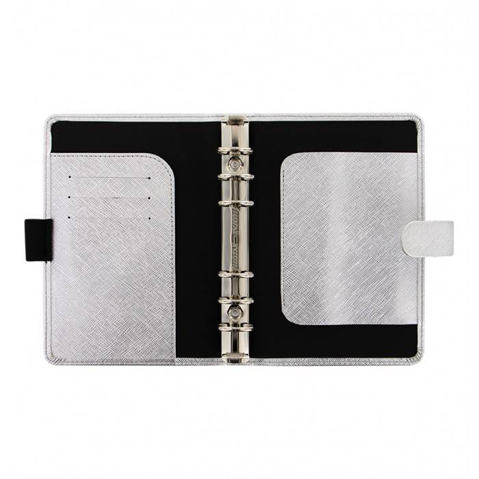Органайзер Filofax Saffiano Personal Metallic Silver (028754)
