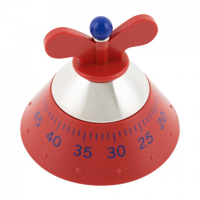 Кухонный таймер механический Alessi Красный