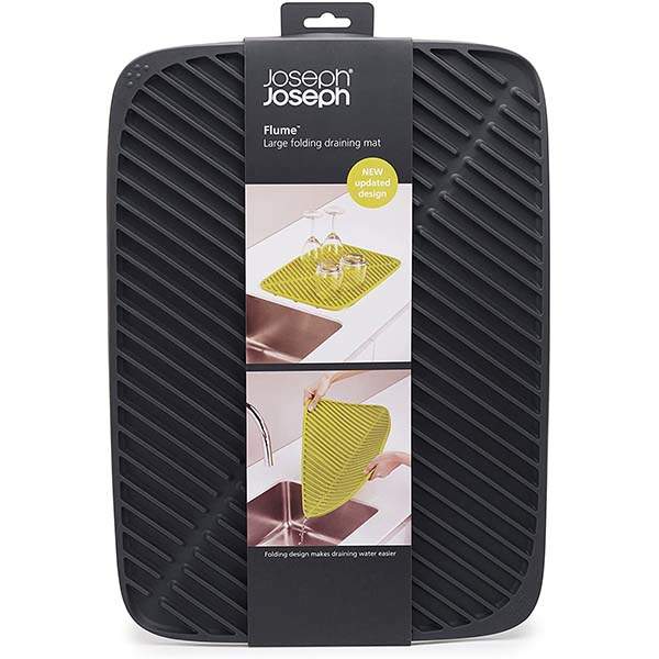 Килимок Сушарка для посуду Joseph Joseph Flume Великий Сірий