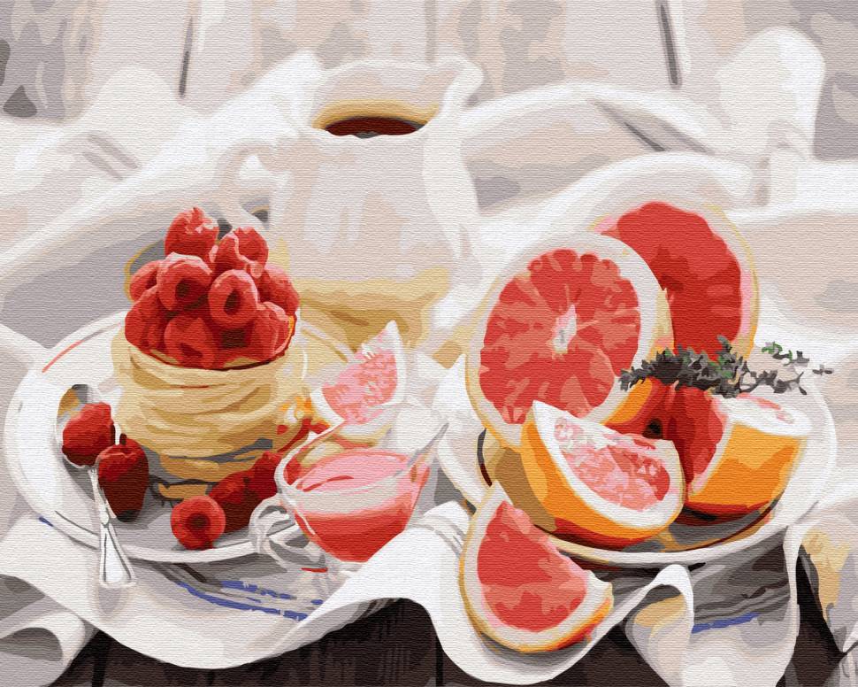 Картина за номерами Корисний Сніданок 40x50 см