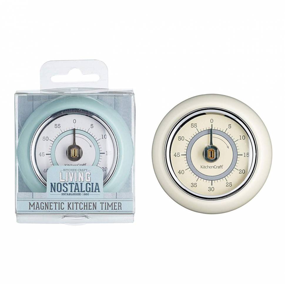 Кухонный таймер на магните Ностальгия KitchenCraft кремовый