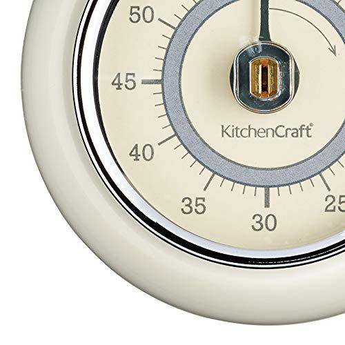 Кухонный таймер на магните Ностальгия KitchenCraft кремовый