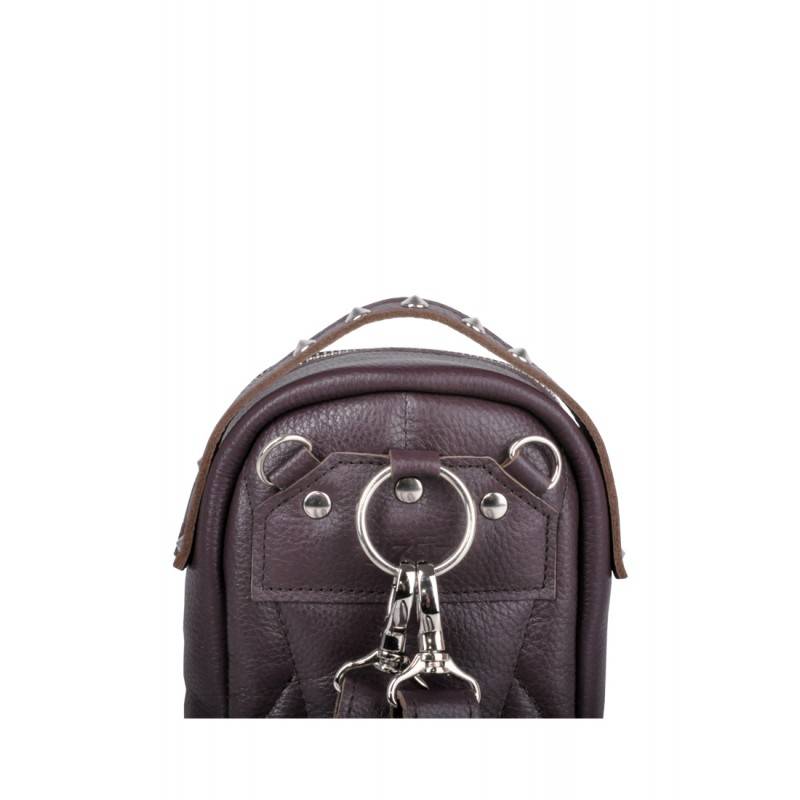 Рюкзак из кожи Jizuz Scotty Wine