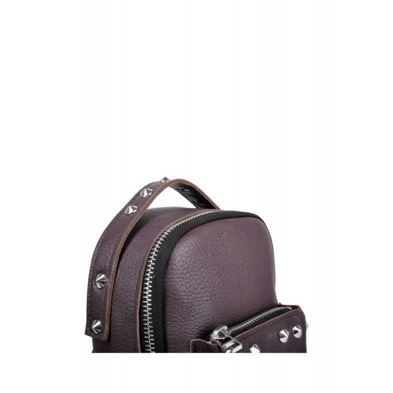 Рюкзак из кожи Jizuz Scotty Wine