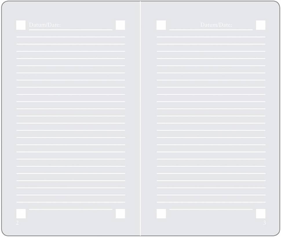 Блокнот Leuchtturm1917 WhiteLines Карманный Черный Линия (345622) с отрывными листами