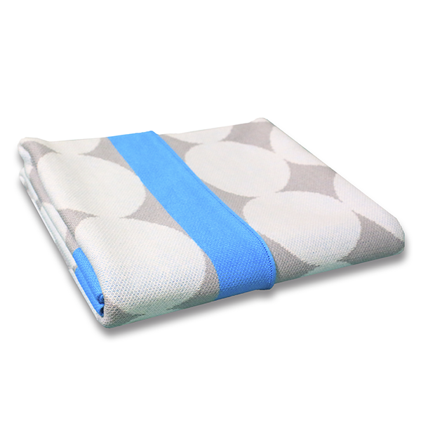 Детский плед Cover Me голубой с серым