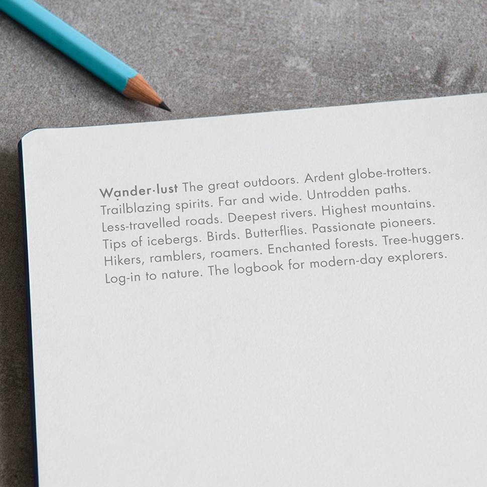 Блокнот Leuchtturm1917 LEUCHTKRAFT WANDERLUST Средний Холодный синий (358164)