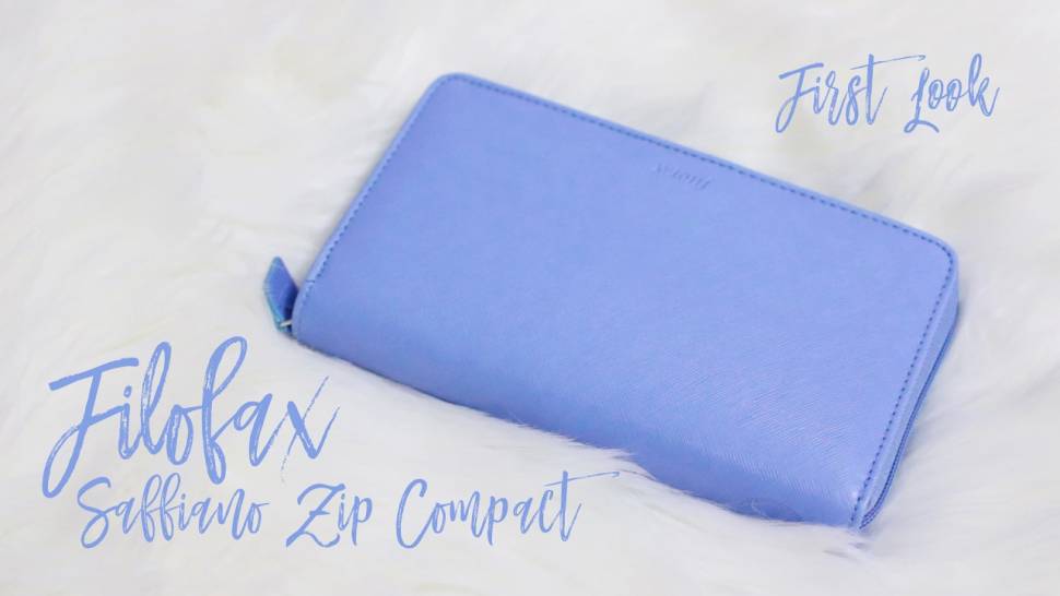 Органайзер Filofax Saffiano Compact Zip Vista Blue (022592)